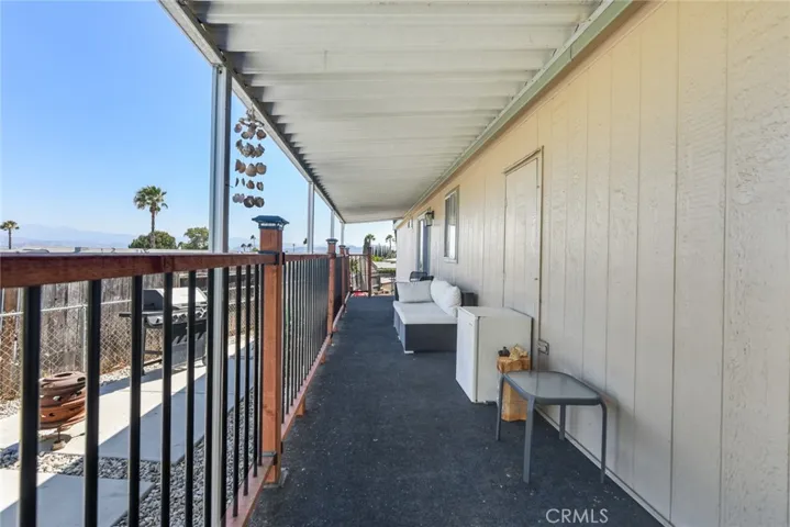 Rear patio