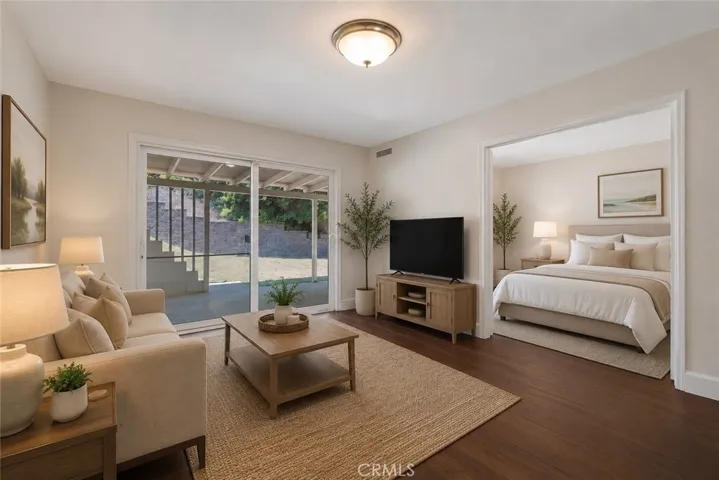 AI generated staging-Generational downstairs living room area