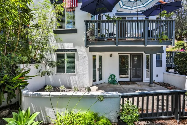 Large patio.