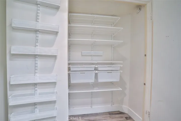 Pantry at hall just off of kitchen and dining room.