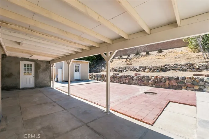 Covered patio