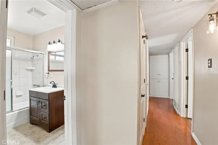 Hallway bathroom