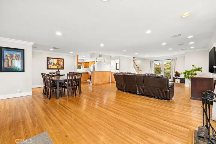 Open concept Living and Dining Area