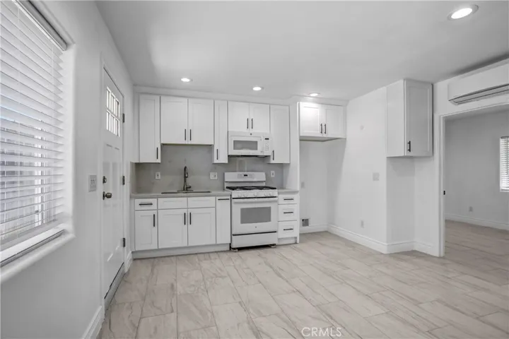 Side view of kitchen