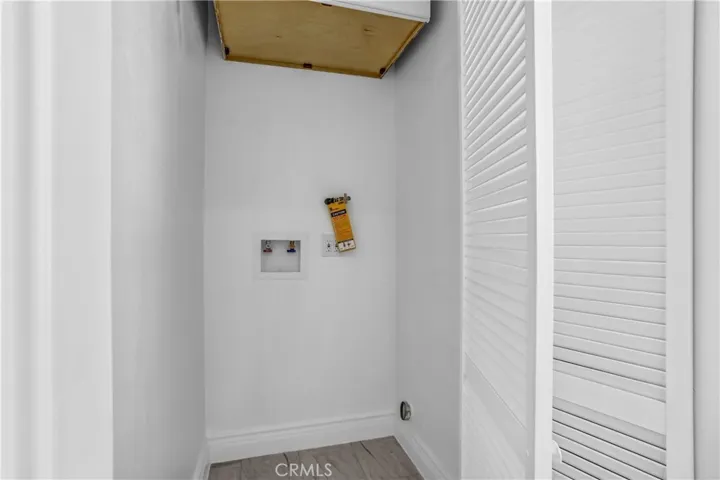 Laundry area
