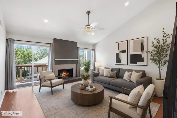 Living Room Virtual Staged