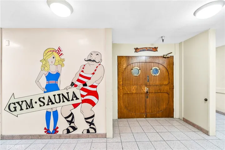 Community gym, saunas, event room