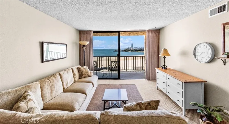 Living room beach views