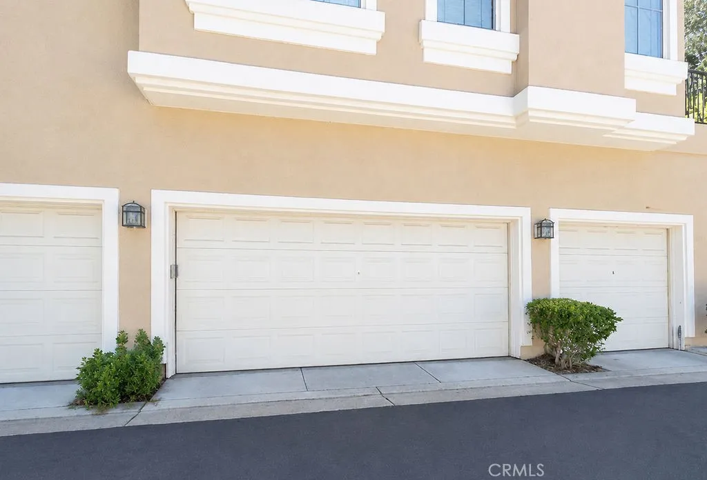 This home's two car garage is across the alley