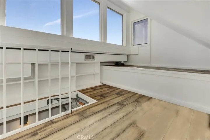 Loft and lookout space.