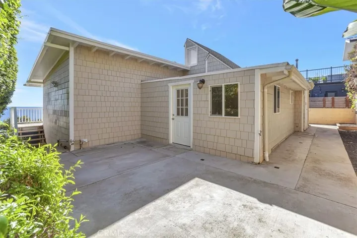 Back patio area.