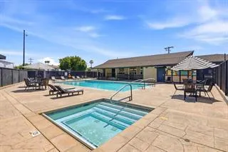Sparkling Pool and Hot Tub available daily during summer to Residents & Accompanied Guests with Key.