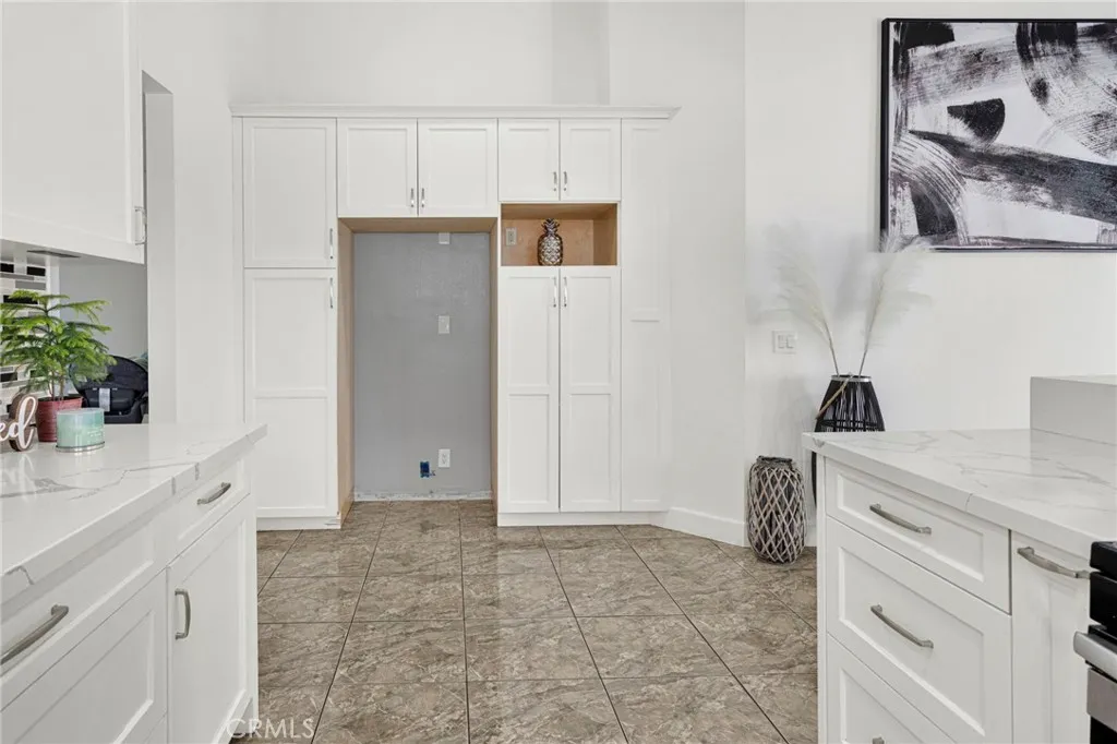 Space for refrigerator and microwave