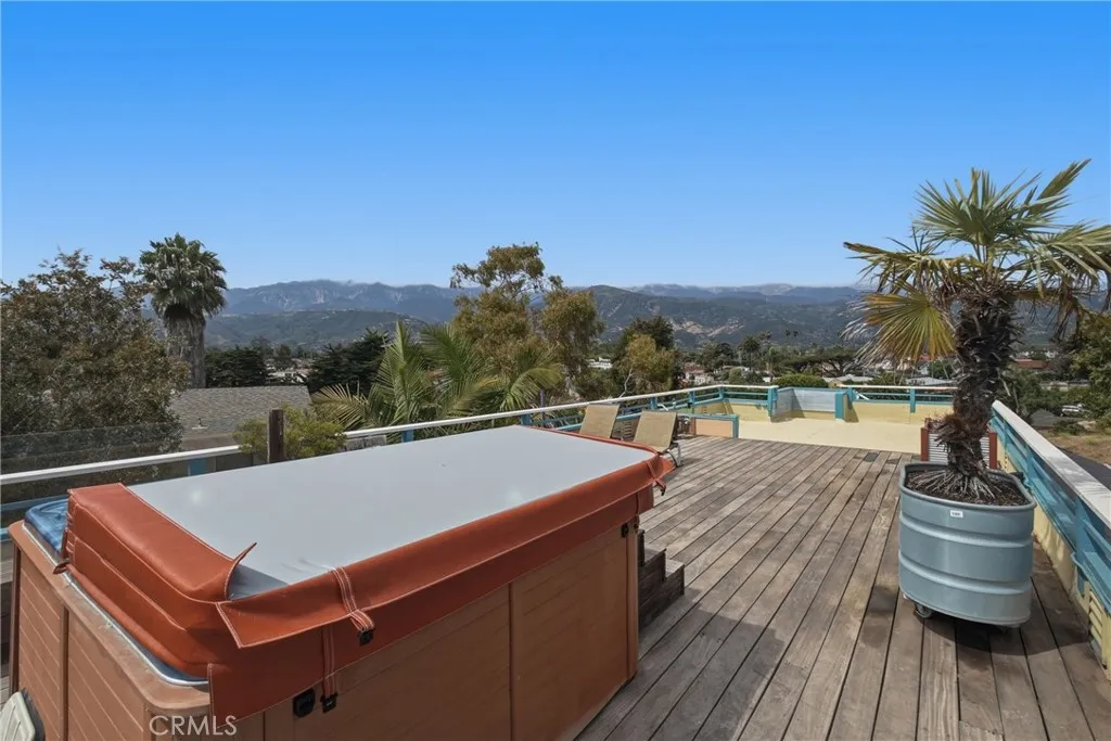 Rooftop with views of Rincon mountains