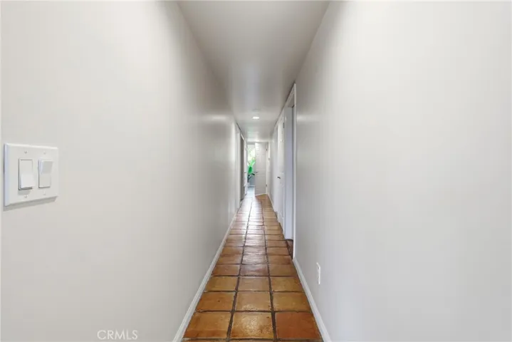 Hallway to bedrooms and baths