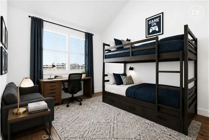 2nd bedroom -virtually staged as boys bedroom