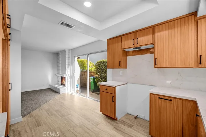 Kitchen where rove and range would go