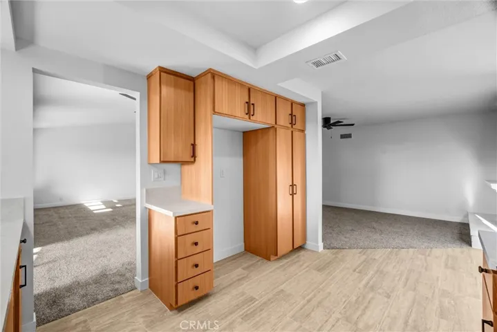 Kitchen where refrigerator would go