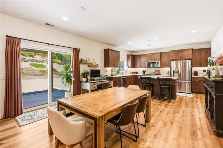 Eat in kitchen plus island seating