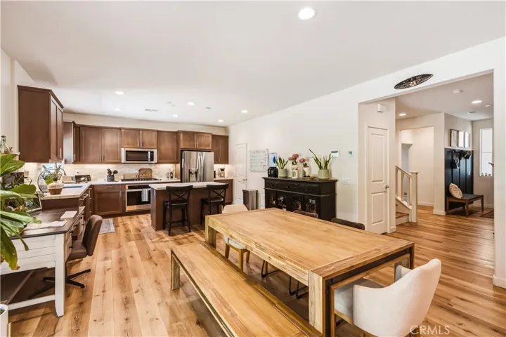 Eat in kitchen with Island bar stools