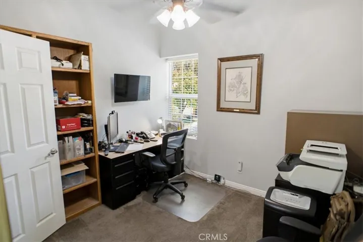 Bathroom 3, currently used as an office