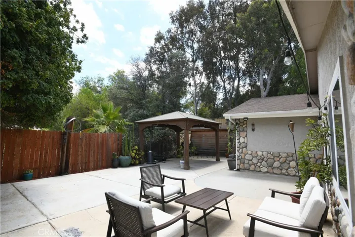 Rear Patio area