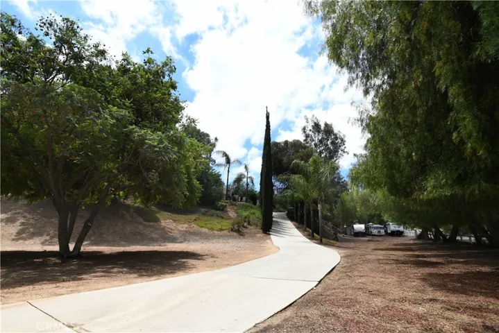 Entry driveway - RV Parking to the right