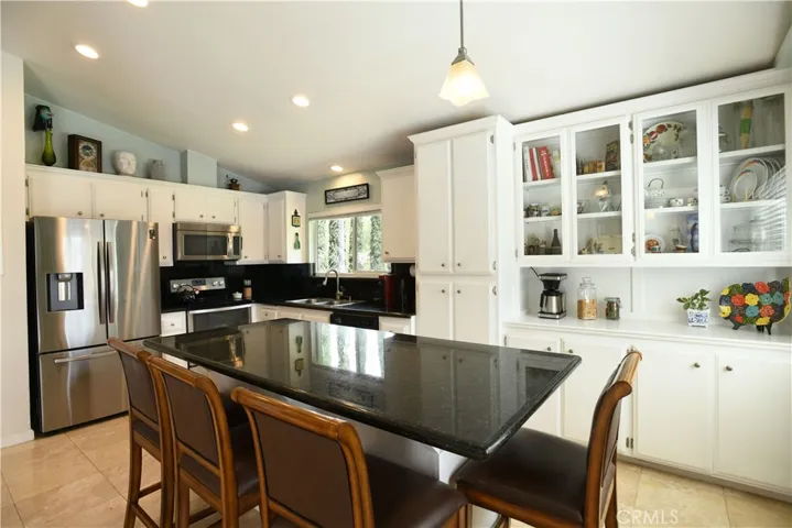 Eating area in kitchen
