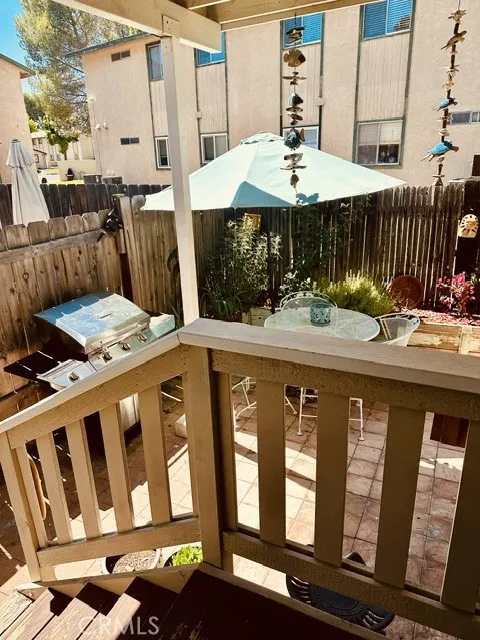 Back Porch and yard