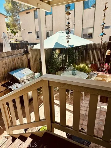 Back Porch and yard