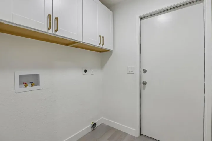 Laundry Area and Entrance to Garage
