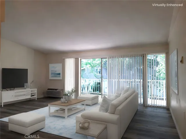 Virtually Staged Living Room