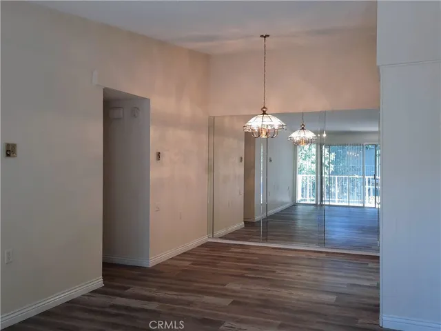 Dining Area - notice the vaulted ceiling