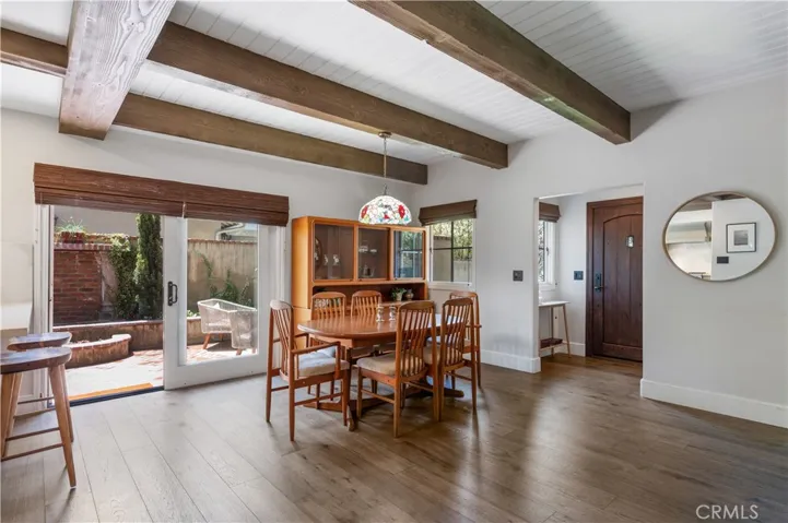 Lots of space for the dining area.