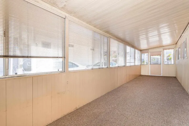 Entry & exit doors from both sides of the room!