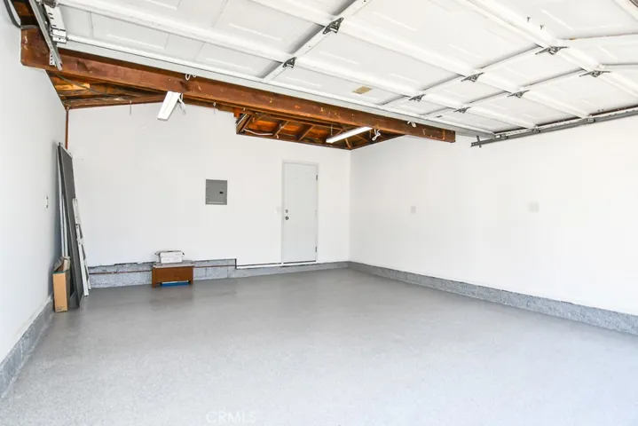 Epoxy floor and wired for an Electric Vehicle
