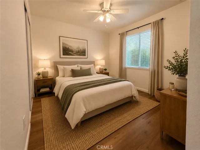 Ai virtually staged Bedroom2