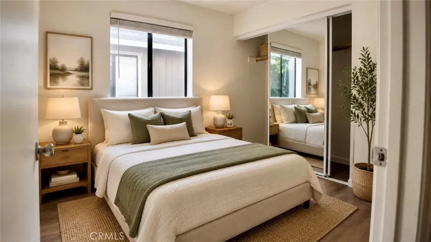 Ai virtually staged Bedroom 3