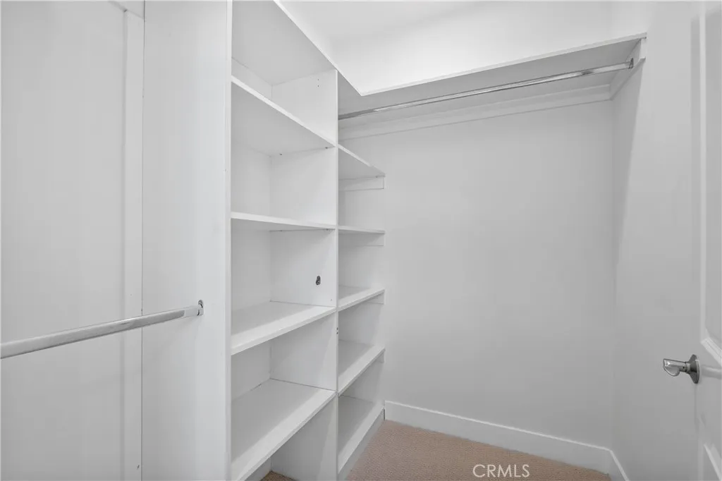 Primary closet with built-ins