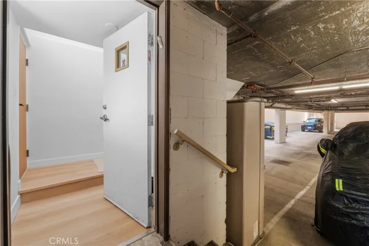 Entrance from garage