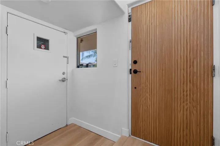 Entrance to garage