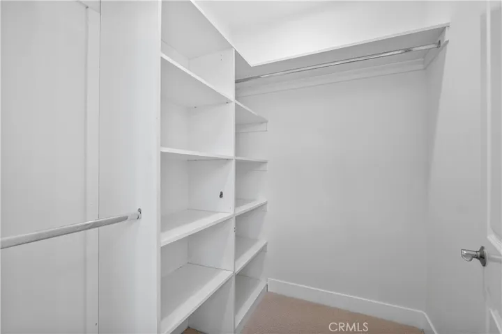 Primary closet with built-ins
