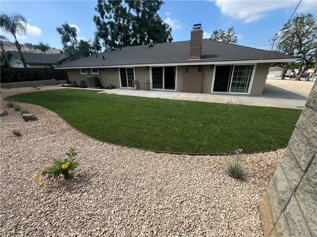 REAR YARD AND PATIO
