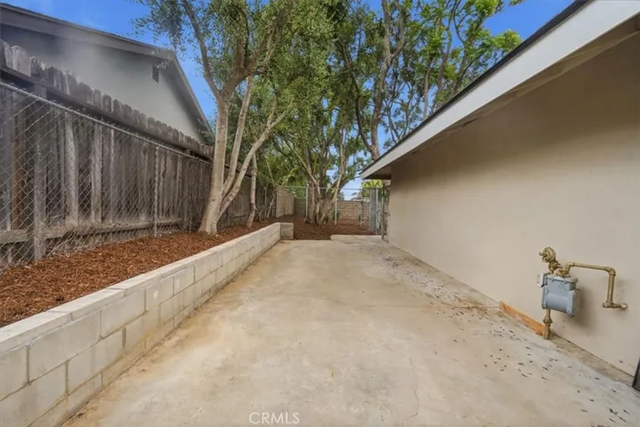 EAST SIDE OF HOME
