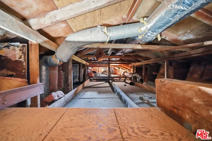 Attic above Garage