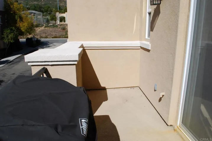 Room balcony with BBQ