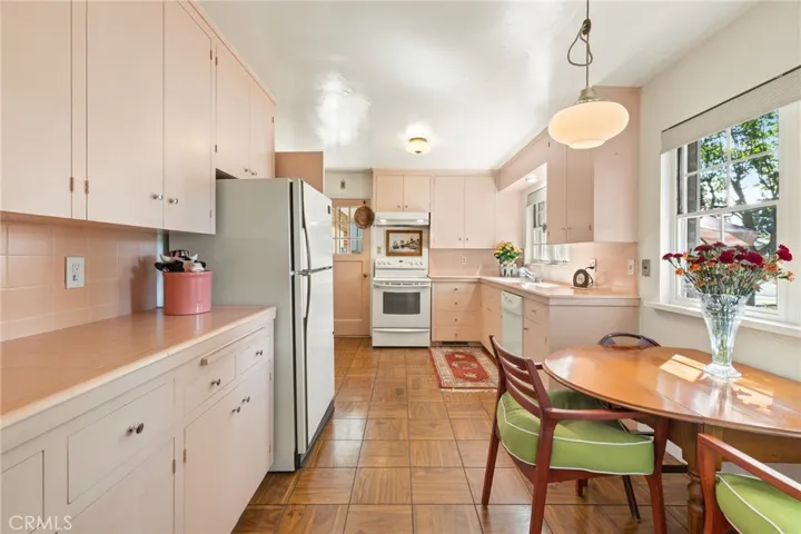 Kitchen with eat-in nook.