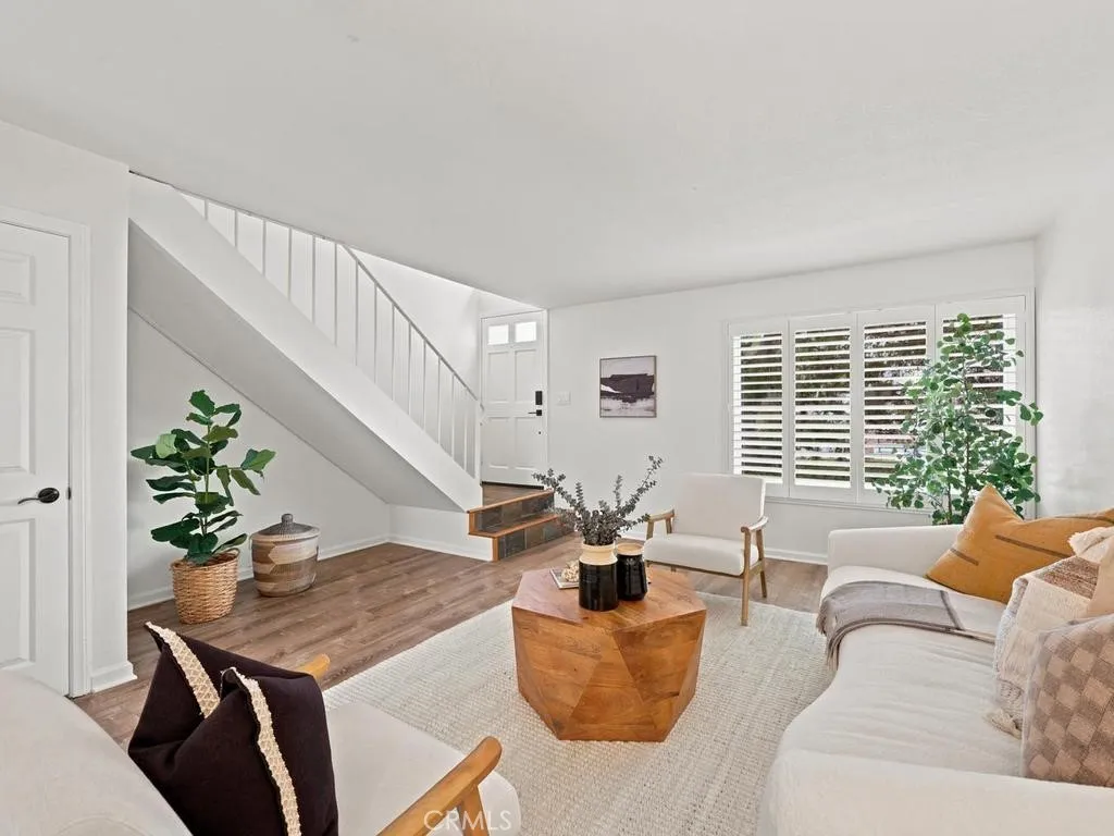 Light and bright living area.