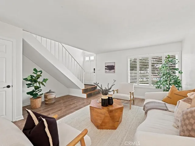 Light and bright living area.
