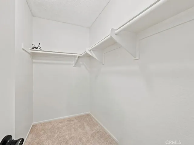 Walk-in primary closet
